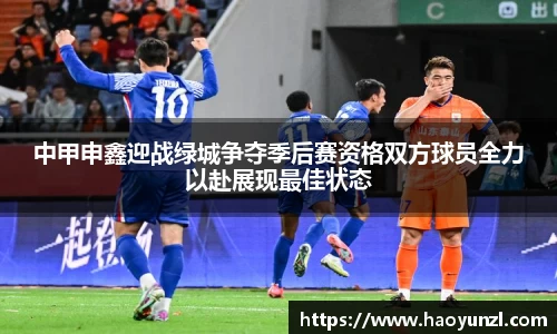 中甲申鑫迎战绿城争夺季后赛资格双方球员全力以赴展现最佳状态