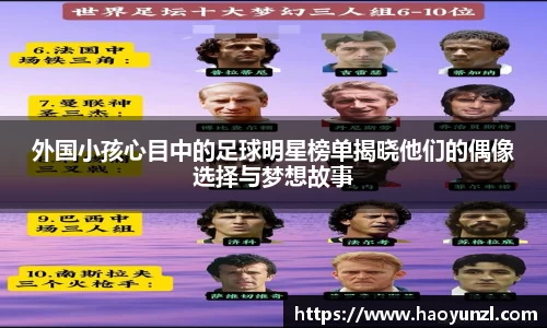外国小孩心目中的足球明星榜单揭晓他们的偶像选择与梦想故事